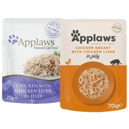 Applaws saszetka dla kota kurczak z wątróbką w galaretce 70g-2035865