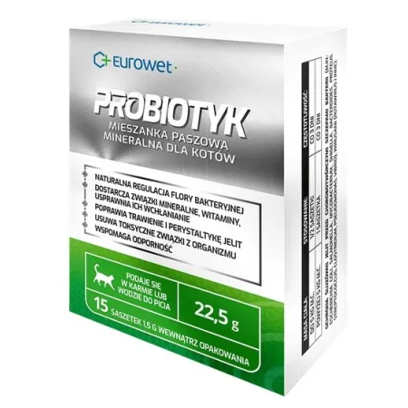 Eurowet Probiotyk dla kotów - saszetka 1,5g