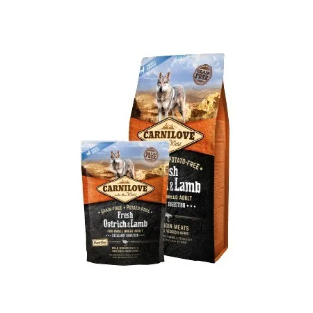 Carnilove Dog Fresh Ostrich & Lamb Adult Small - struś i jagnięcina 1,5kg