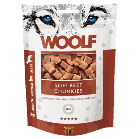 Woolf Soft Beef Chunkies 100g-2035948