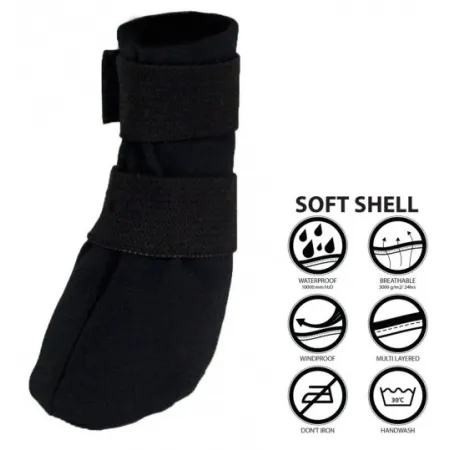 Grande Finale But Softshell na chorą łapę r.4 - 8cm czarny-2035989