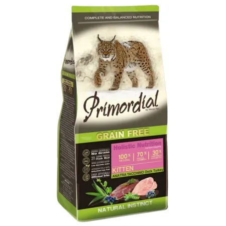 Primordial Cat Grain Free Kitten Duck & Turkey 2kg