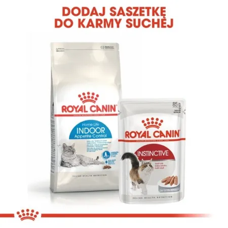 Royal Canin Indoor Apetite Control karma sucha dla kotów dorosłych przebywających w domu, domagających się jedzenia