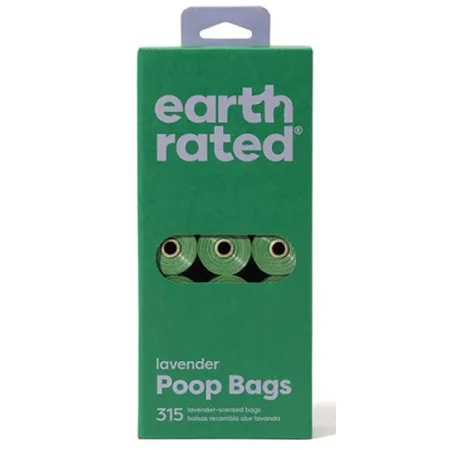 Earth Rated Woreczki ekologiczne do zbierania odchodów 21x15szt lawendowe-2036168