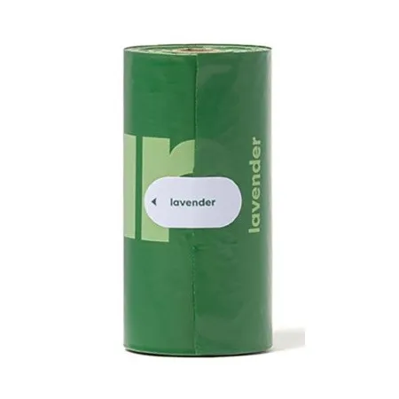 Earth Rated Woreczki ekologiczne do zbierania odchodów 8x15szt lawendowe-2036183