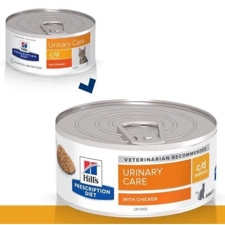 Hill's Prescription Diet c/d Feline z Kurczakiem pasztet puszka 156g-2036198