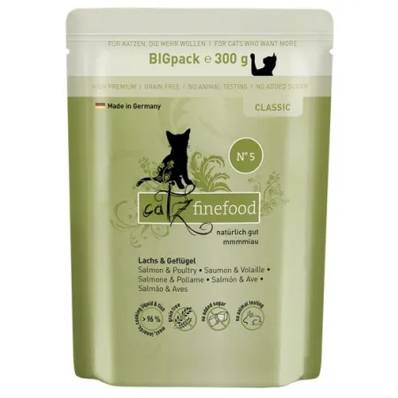 Catz Finefood Classic N.05 Łosoś i drób saszetka 300g