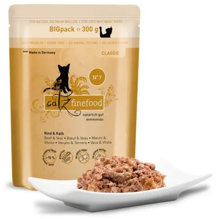 Catz Finefood Classic N.07 Wołowina i cielęcina saszetka 300g-2036292