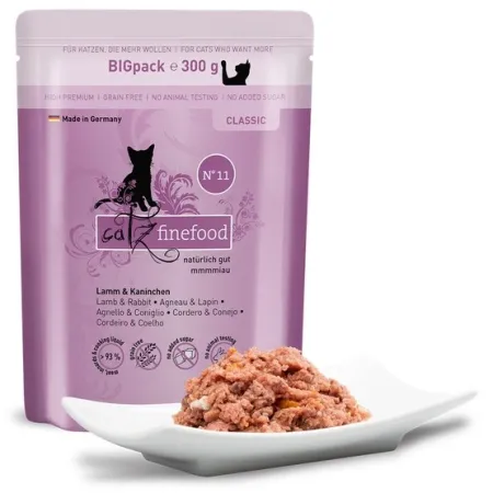 Catz Finefood Classic N.11 Jagnięcina i Królik saszetka 300g-2036301
