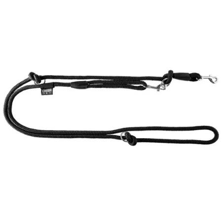 CHABA Smycz linka regulowana - 10mm x 138/260cm czarna-2036308