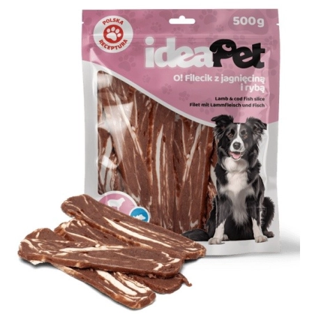 IdeaPet Fileciki z jagnięciną i rybą 500g