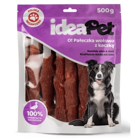 IdeaPet Pałeczka wołowa z kaczką 500g-2036410