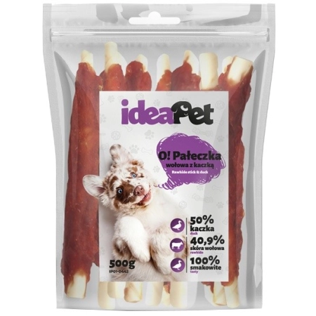IdeaPet Pałeczka wołowa z kaczką 500g-2036412
