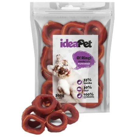 IdeaPet Ringi z kaczką i rybą 500g-2036422
