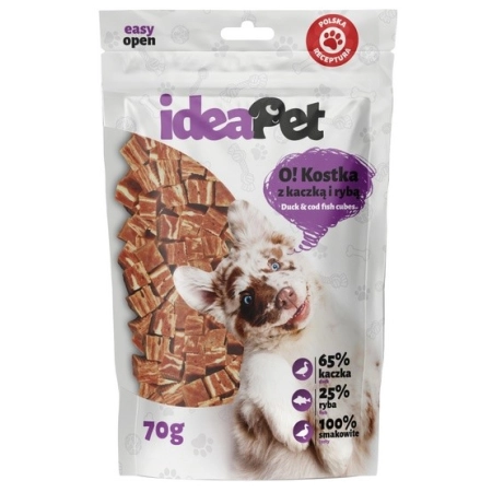 IdeaPet O! Kostka z kaczką i rybą 70g-2036443