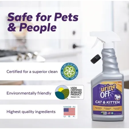 Urine Off Cat & Kitten Formula - do usuwania plam moczu 946ml-2036674