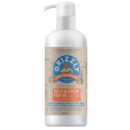 Grizzly Omega Health - olej z dzikiego łososia 500ml
