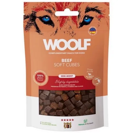 Woolf Soft Cubes Monoprotein Beef 100g-2036851