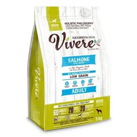 Vivere Dog Medium Adult Salmon 3kg Karma Monobiałkowa z Łososiem