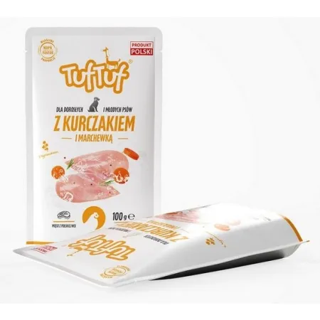 TUF TUF Kurczak z marchewką dla psa saszetka 100g-2036913