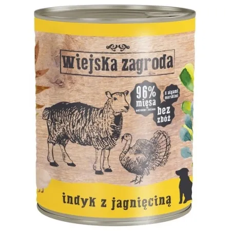 Wiejska Zagroda Indyk z jagnięciną puszka 800g-2037023
