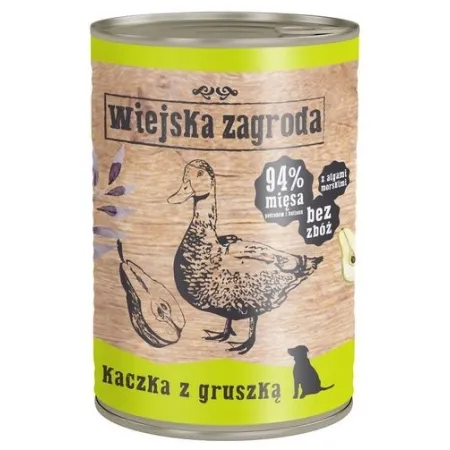 Wiejska Zagroda Kaczka z gruszką puszka 400g-2037039