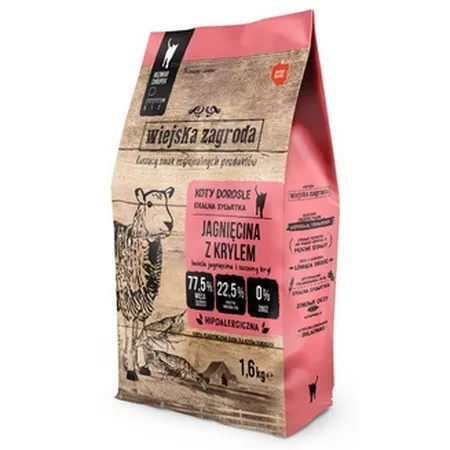 Wiejska Zagroda Kot - Jagnięcina z krylem 1,6kg