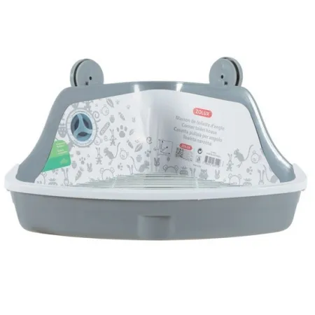 Zolux Toaleta narożna dla gryzoni mała szara [206551]-2037231