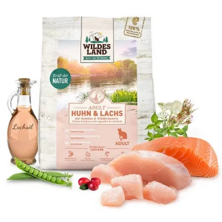 Wildes Land Cat Classic Adult Huhn & Lachs 400g-2037321