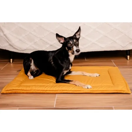 MIMIKO Pets Mata Velvet 100x70cm musztarda-2037383