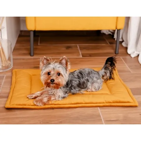 MIMIKO Pets Mata Velvet 70x50cm musztarda-2037398