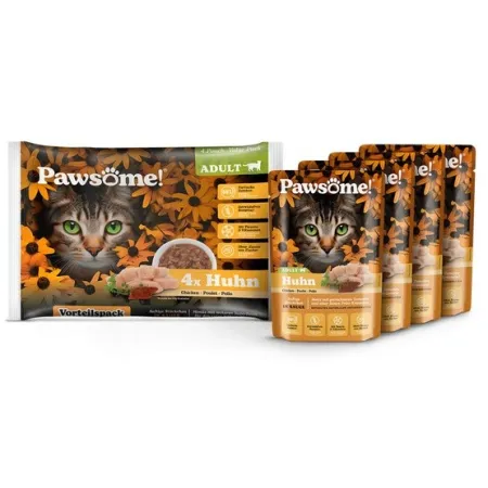 Pawsome Adult Huhn - kurczak saszetki 4x85g-2037428