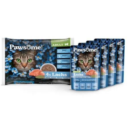 Pawsome Adult Lachs - łosoś saszetki 4x85g-2037434