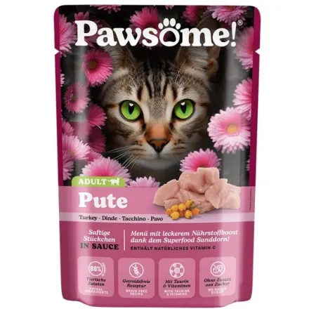 Pawsome Adult Pute - indyk saszetka 85g