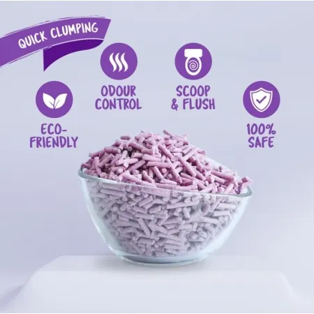 Kit Cat Żwirek ECO SoyaClump Lavender 7L / 2,5kg-2037482