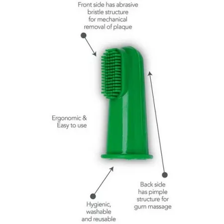 Vet's Best Dental żel + szczoteczka zestaw Puppy-2037504