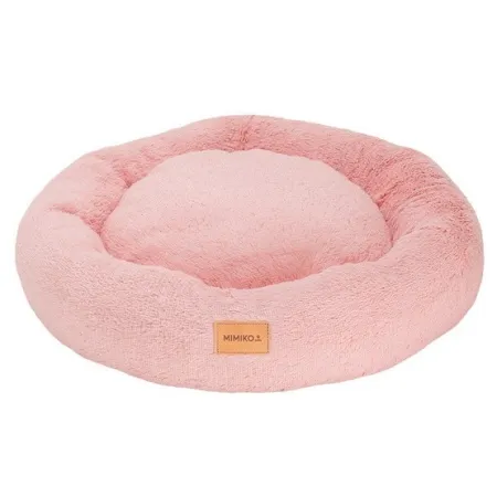 MIMIKO Pets Legowisko Shaggy okrągłe XL 75cm różowe