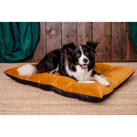 MIMIKO Pets Legowisko Poducha Velvet 100x70cm musztarda-2037600