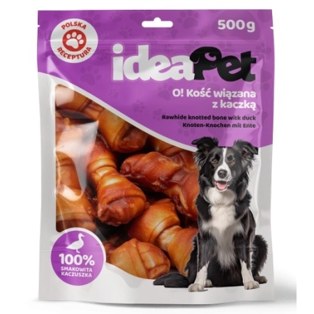 IdeaPet O! Kość wiązana z kaczką 500g-2037623