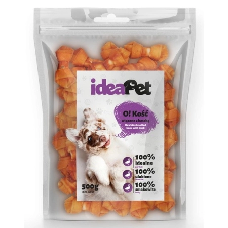 IdeaPet O! Kość wiązana z kaczką 500g-2037625