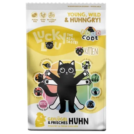 Lucky Lou Food Code Lifestage Kitten Drób & Kurczak 750g