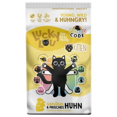 Lucky Lou Food Code Lifestage Kitten Drób & Kurczak 1,7kg