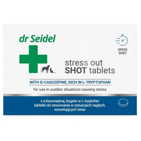 DermaPharm Stress Out Shot dla psa i kota blister 10 tabl.