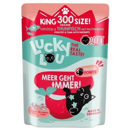 Lucky Lou Lifestage Adult Drób i tuńczyk saszetka 300g-2037725