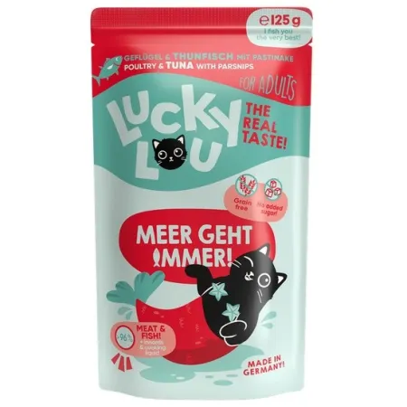 Lucky Lou Lifestage Adult Drób i tuńczyk saszetka 125g-2037727
