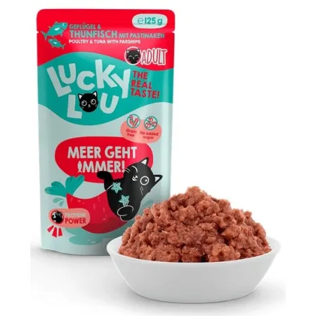 Lucky Lou Lifestage Adult Drób i tuńczyk saszetka 125g-2037729