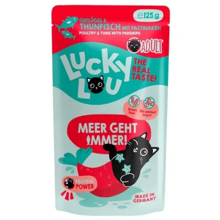 Lucky Lou Lifestage Adult Drób i tuńczyk saszetka 125g-2037730