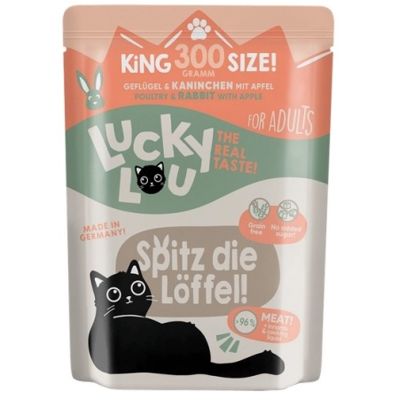 Lucky Lou Lifestage Adult Drób i królik saszetka 300g-2037760