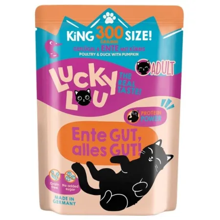 Lucky Lou Lifestage Adult Drób i kaczka saszetka 300g-2037773