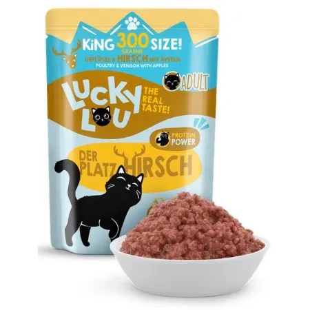 Lucky Lou Lifestage Adult Drób i jeleń saszetka 300g-2037777